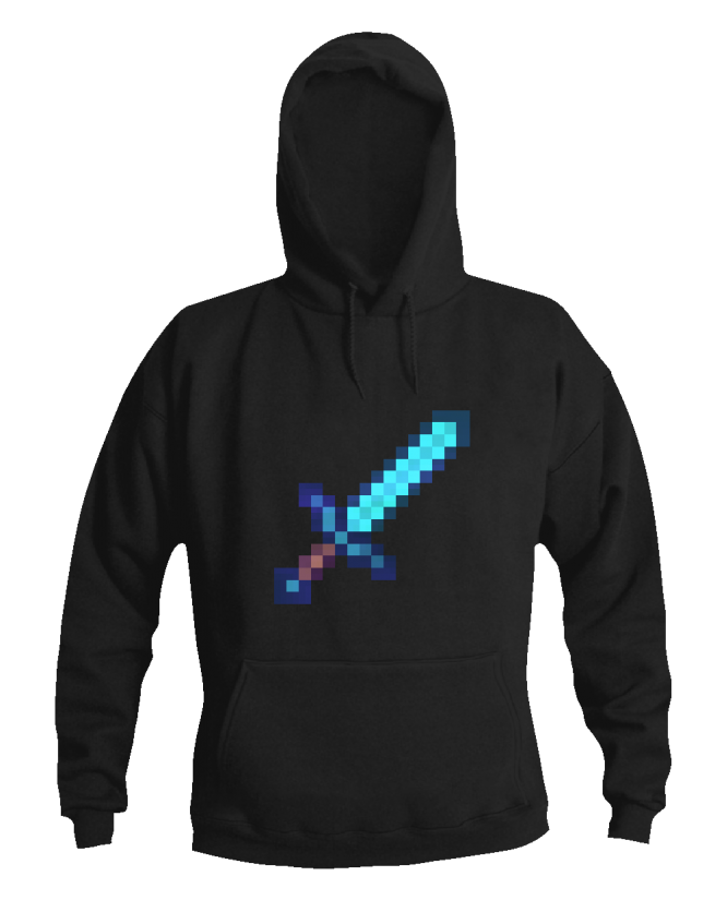 Džemepris minecraft sword blue