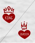 King queen heart