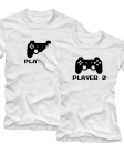Marškinėliai Poroms Player 1 Player 2