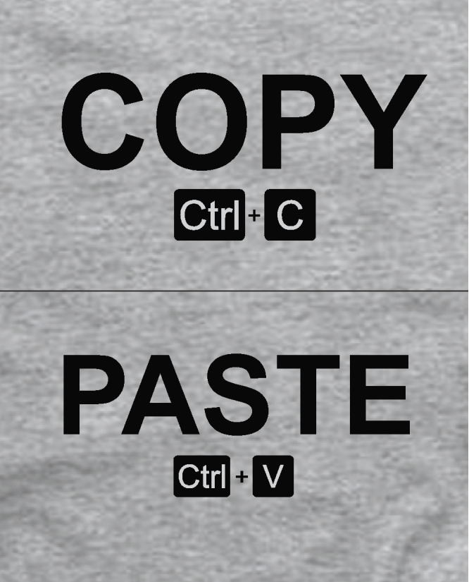 copy / paste