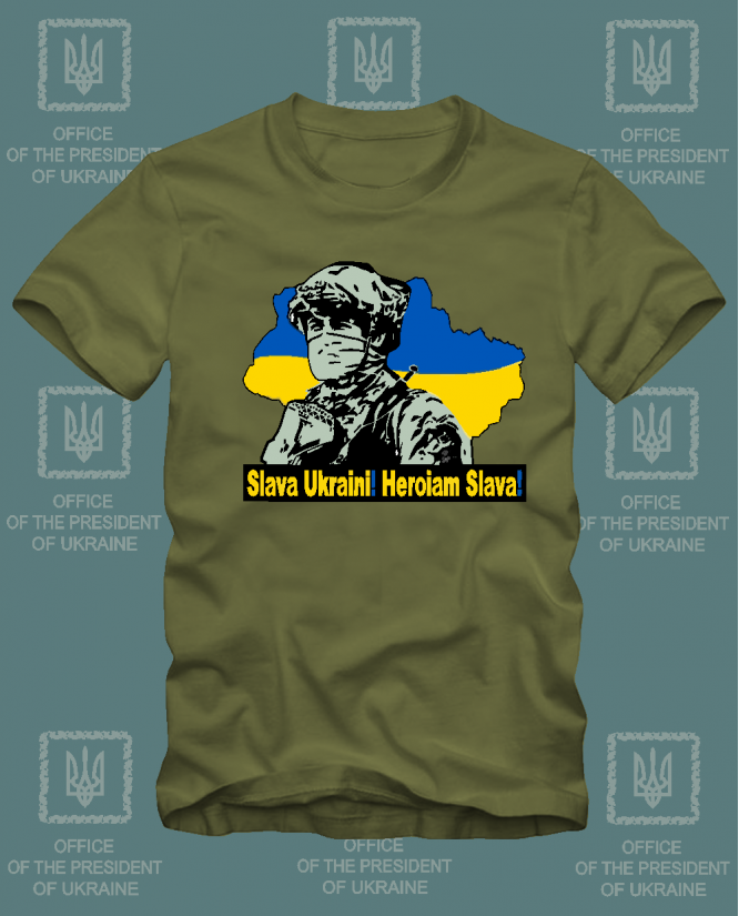Marškinėliai Slava ukraini heroyam slava !